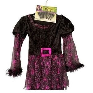 Costume, USA, darling, which spiderweb dress, no hat, size medium